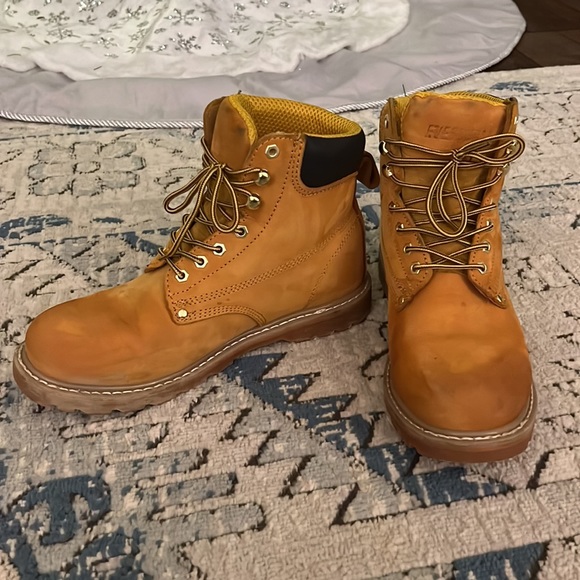 Men’s EverBoots Tan Work Boot Soft Toe - Picture 2 of 4